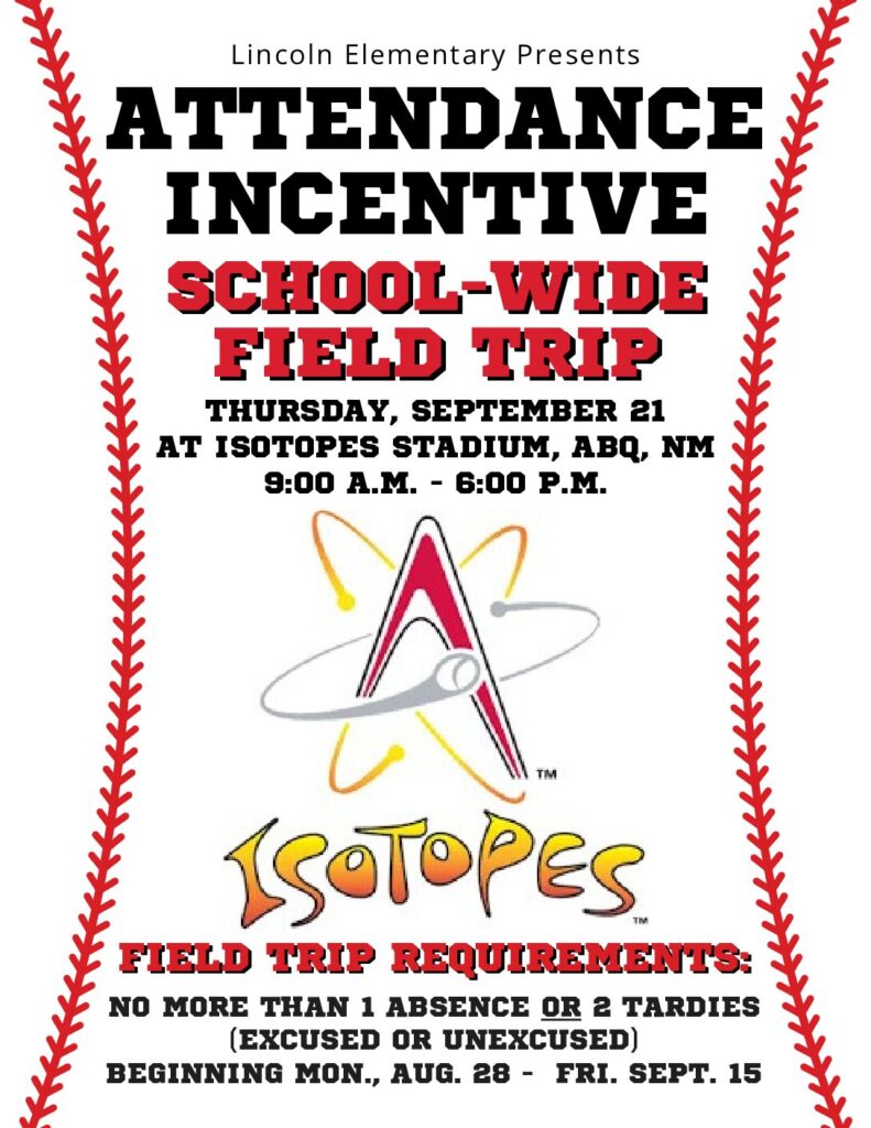 LNE Attendance Incentive Flyer