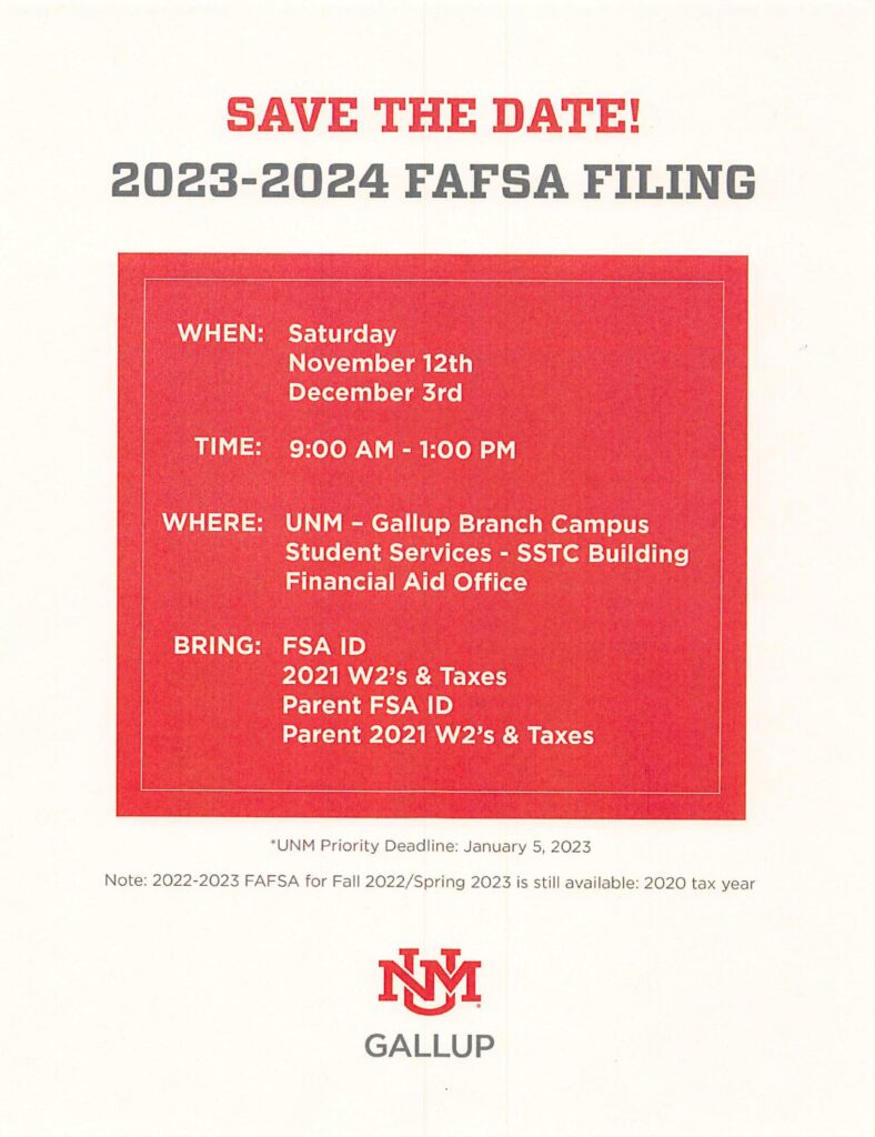 10312022 SAVE THE DATE 2023 2024 FAFSA FILING 2
