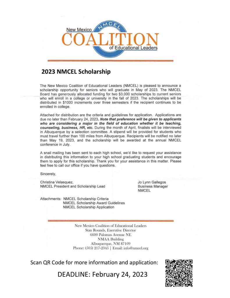 NM Coalition Scholarship 2023