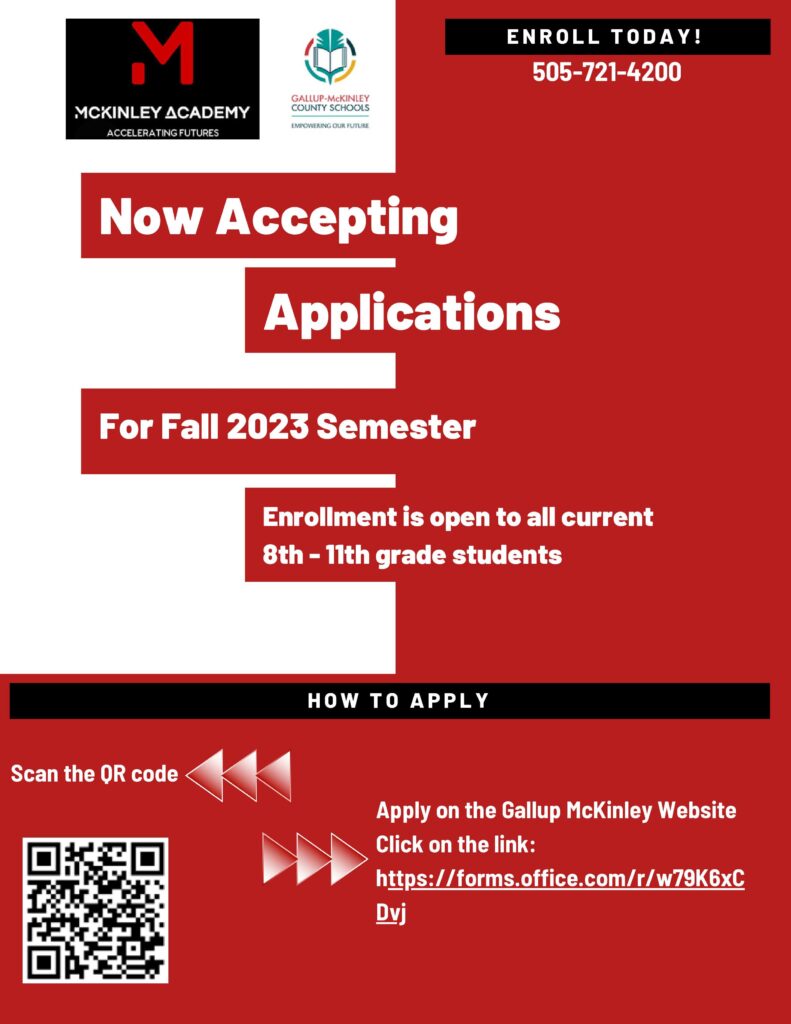 McKinley Academy Application Flyer 4 1